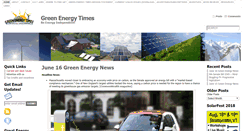 Desktop Screenshot of greenenergytimes.org