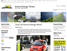 Tablet Screenshot of greenenergytimes.net